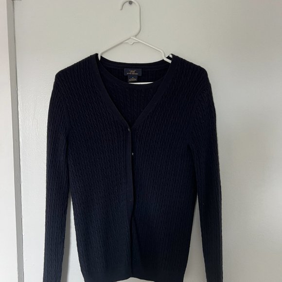 Brooks Brothers Navy Two-Piece Sweater Set - Picture 2 of 3
